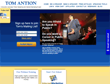 Tablet Screenshot of antion.com